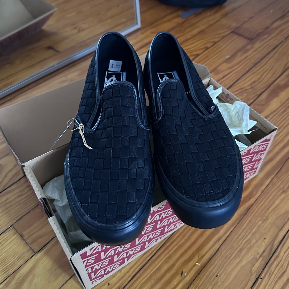 Alex Knost slip on vans